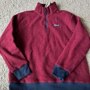 Nwt Patagonia men’s Large woolyester fleece pullover